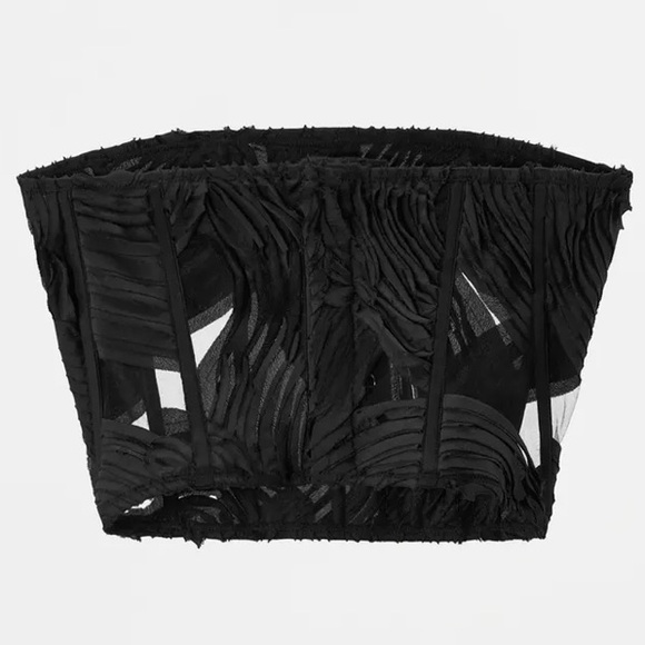 ZARA LIMITED EDITION SEMI-STRUCTURED CORSET TOP - Picture 2 of 11